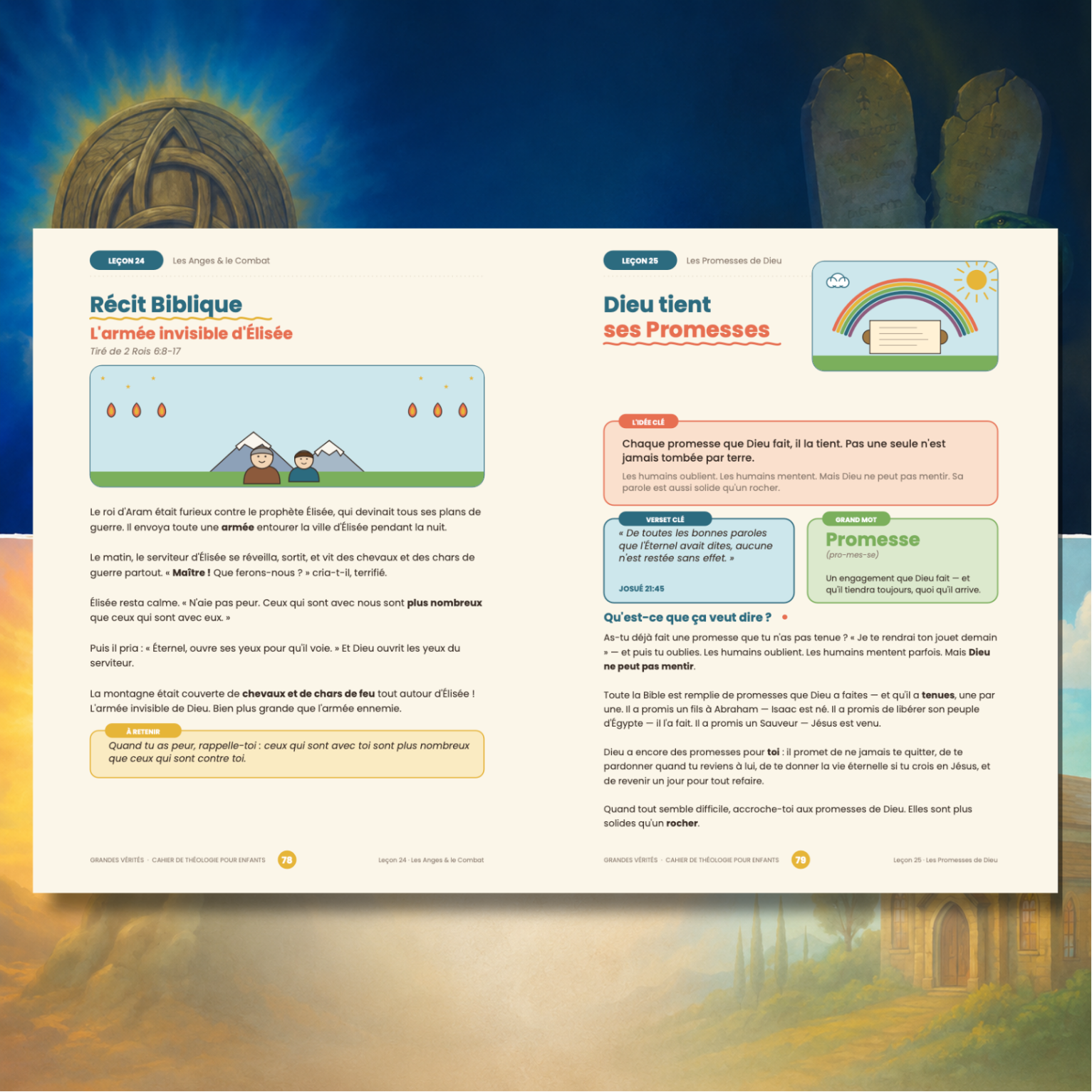Cahier de théologie pour enfants – Grandes Vérités