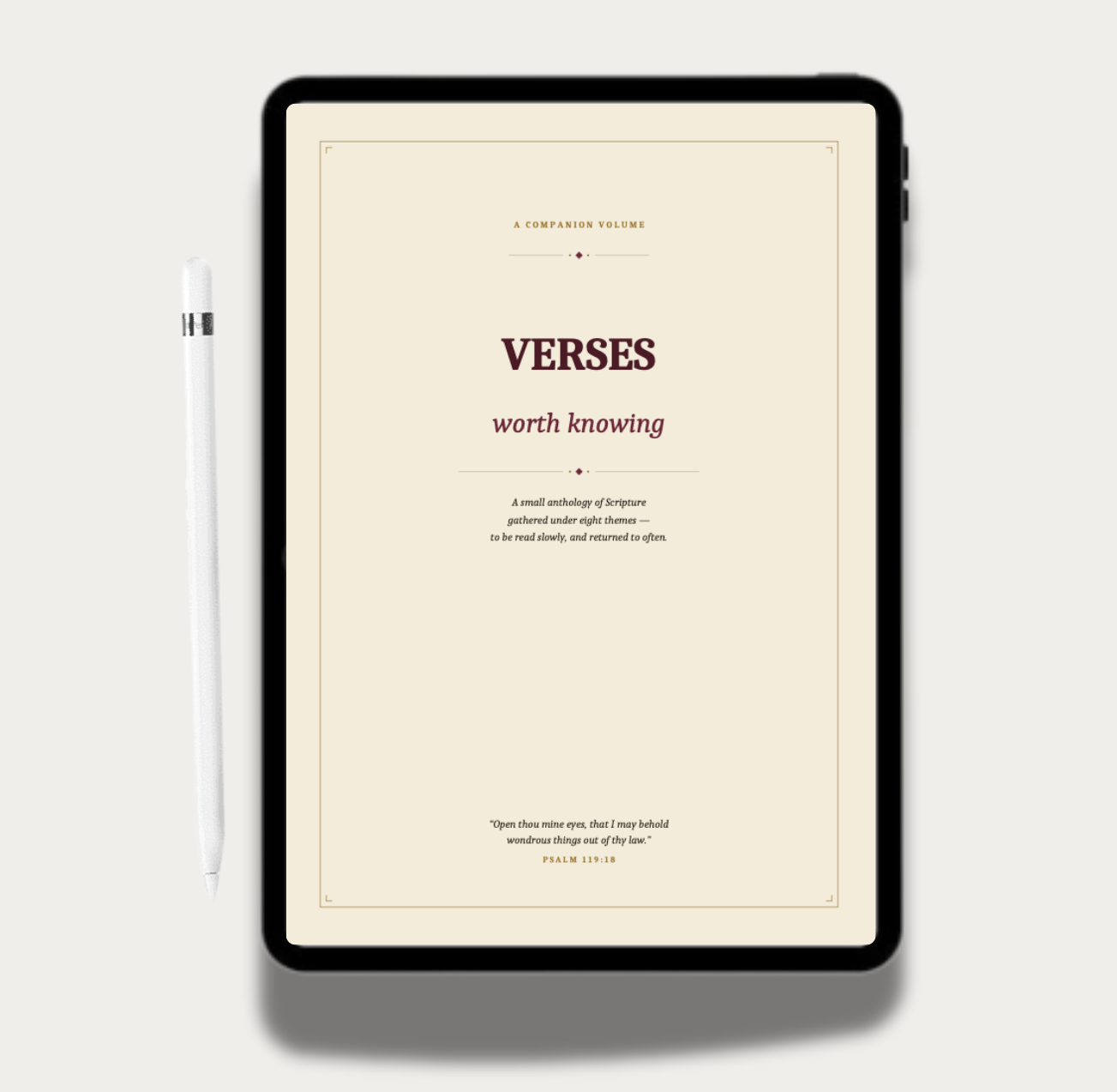 Bible Verses worth knowing