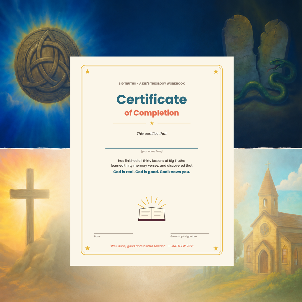 Cahier de Théologie pour Enfants - Connaître Dieu