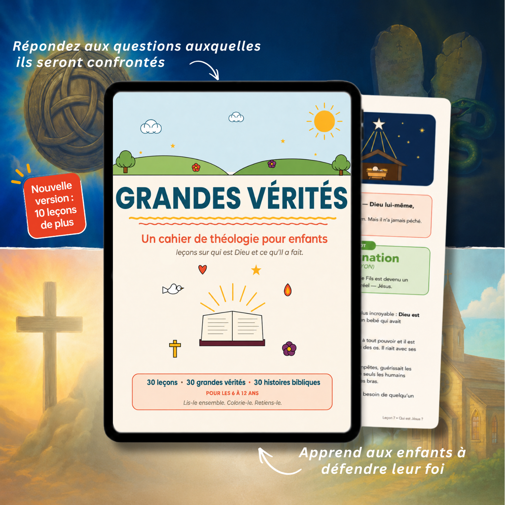 Cahier de théologie pour enfants – Grandes Vérités