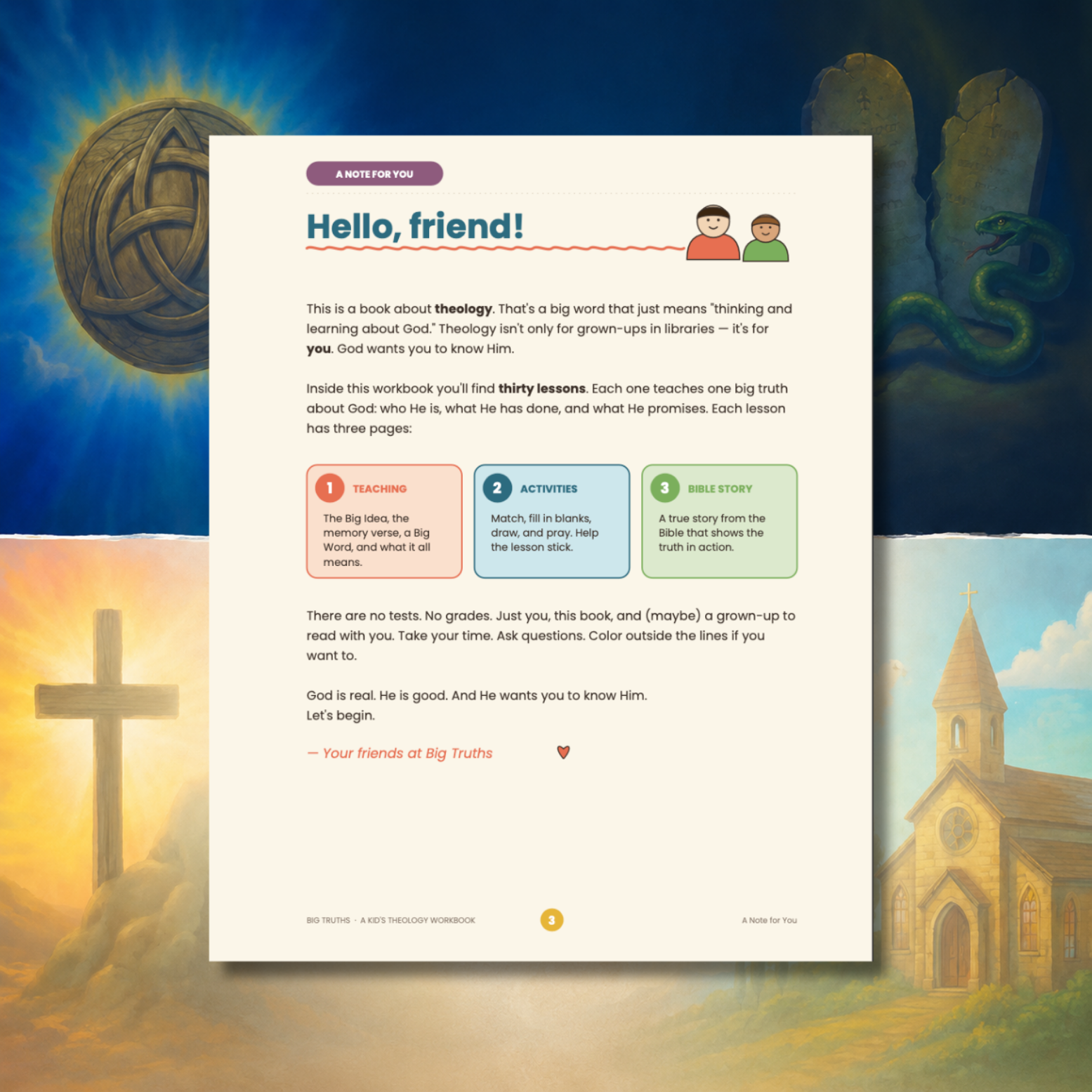 Kid's Theology Workbook - Knowing God