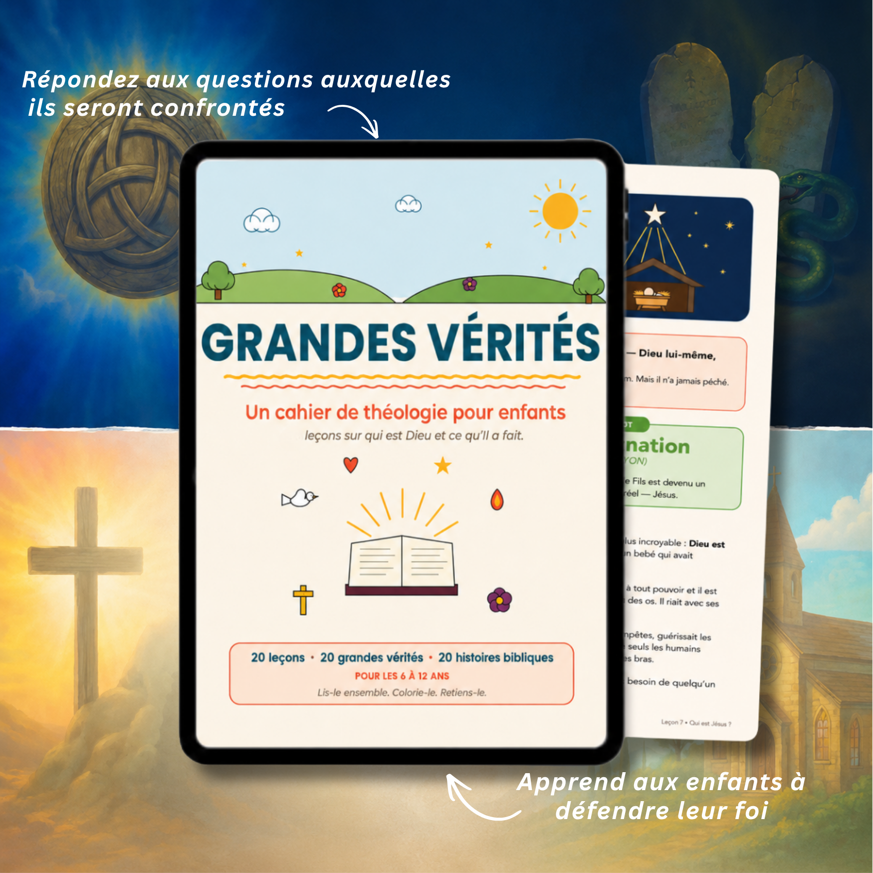 Cahier de théologie pour enfants – Grandes Vérités